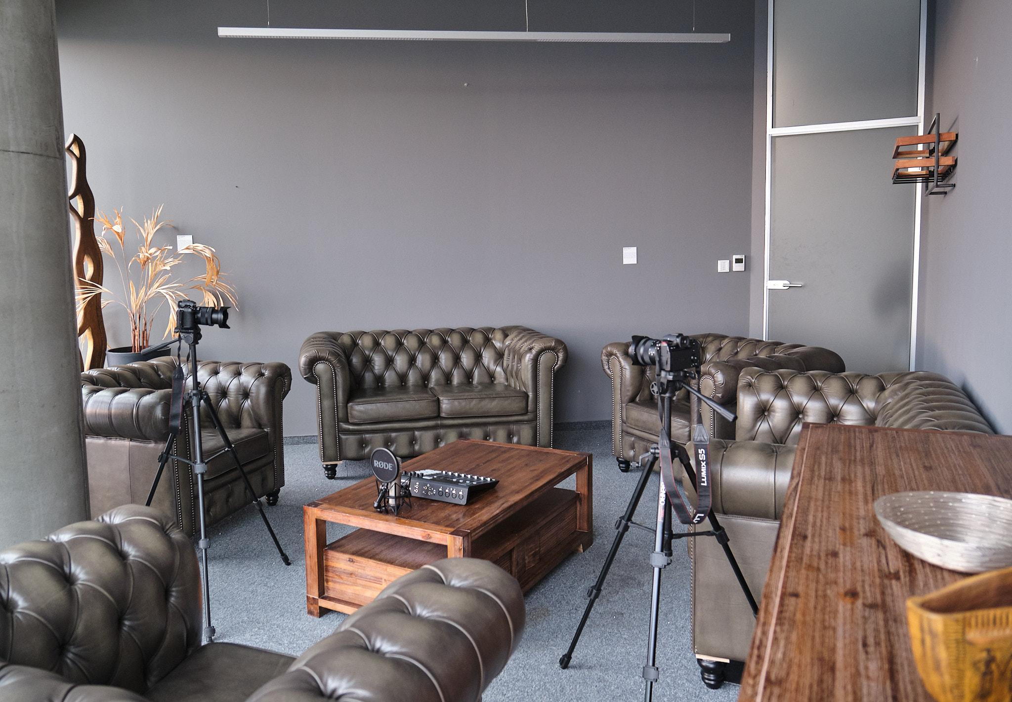 Studio setup s prirodnim svjetlom