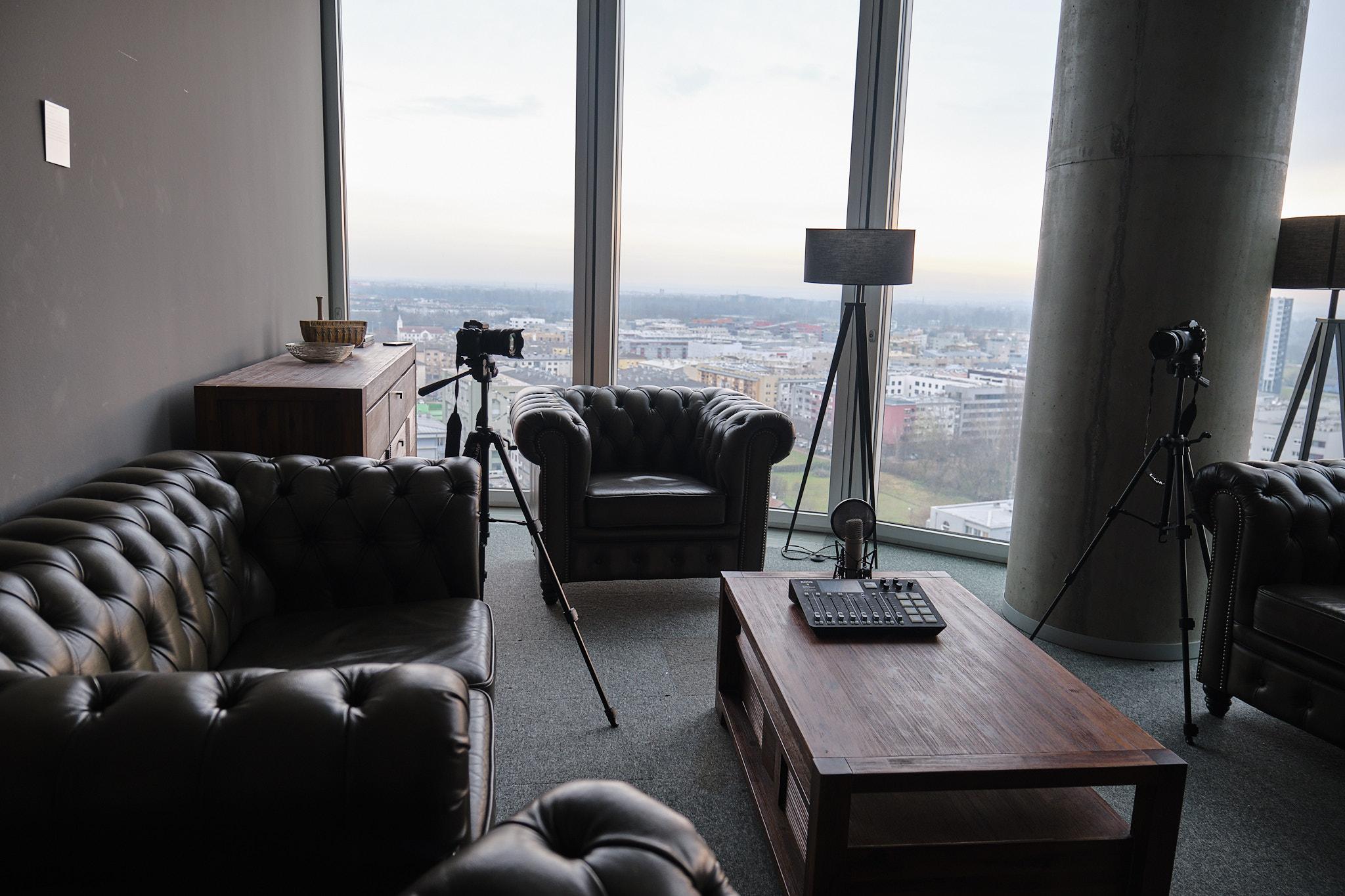 Panoramski pogled iz studija